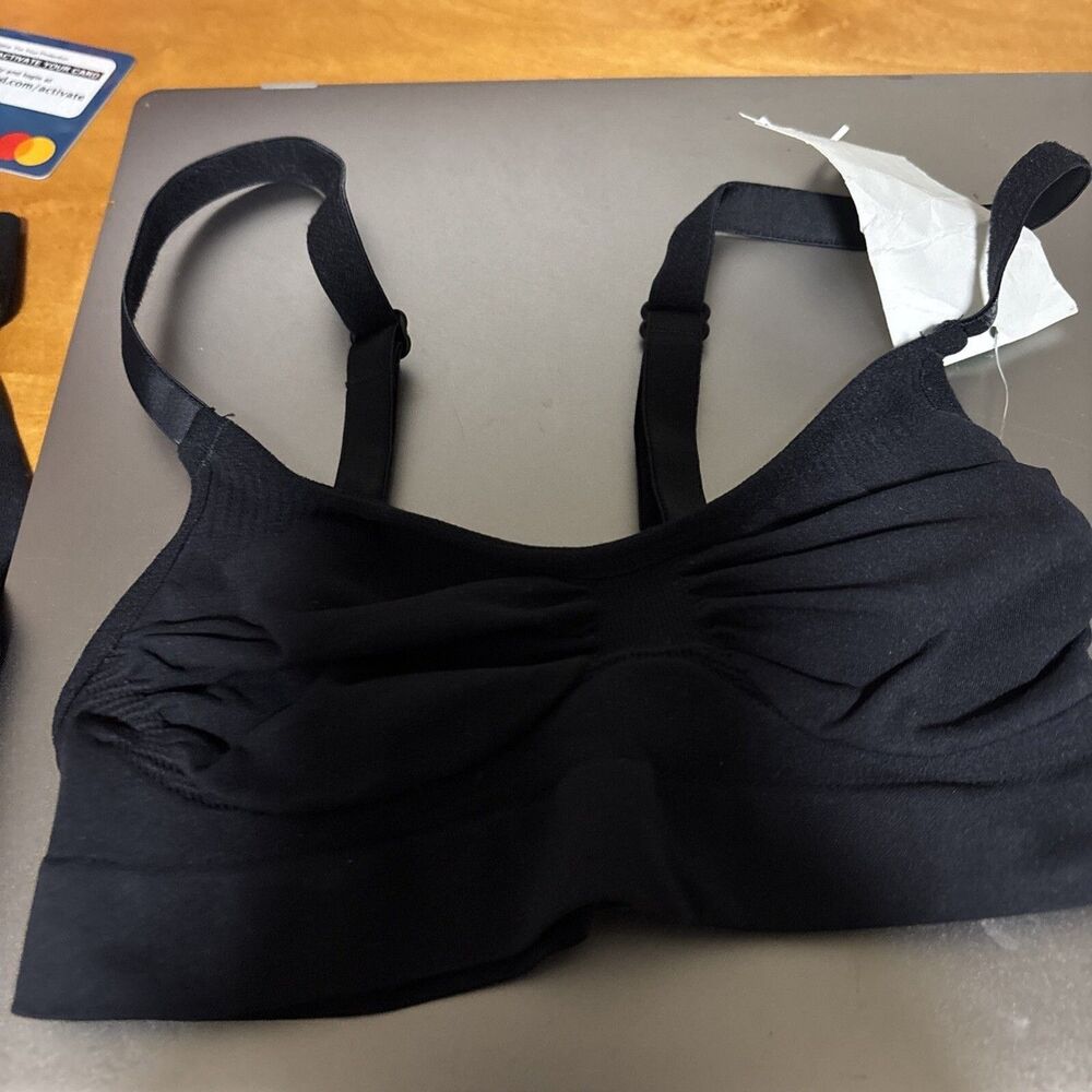 SKIMS SCULPTING BRALETTE in ONYX — Lightweight Comfort Support NWT XXS